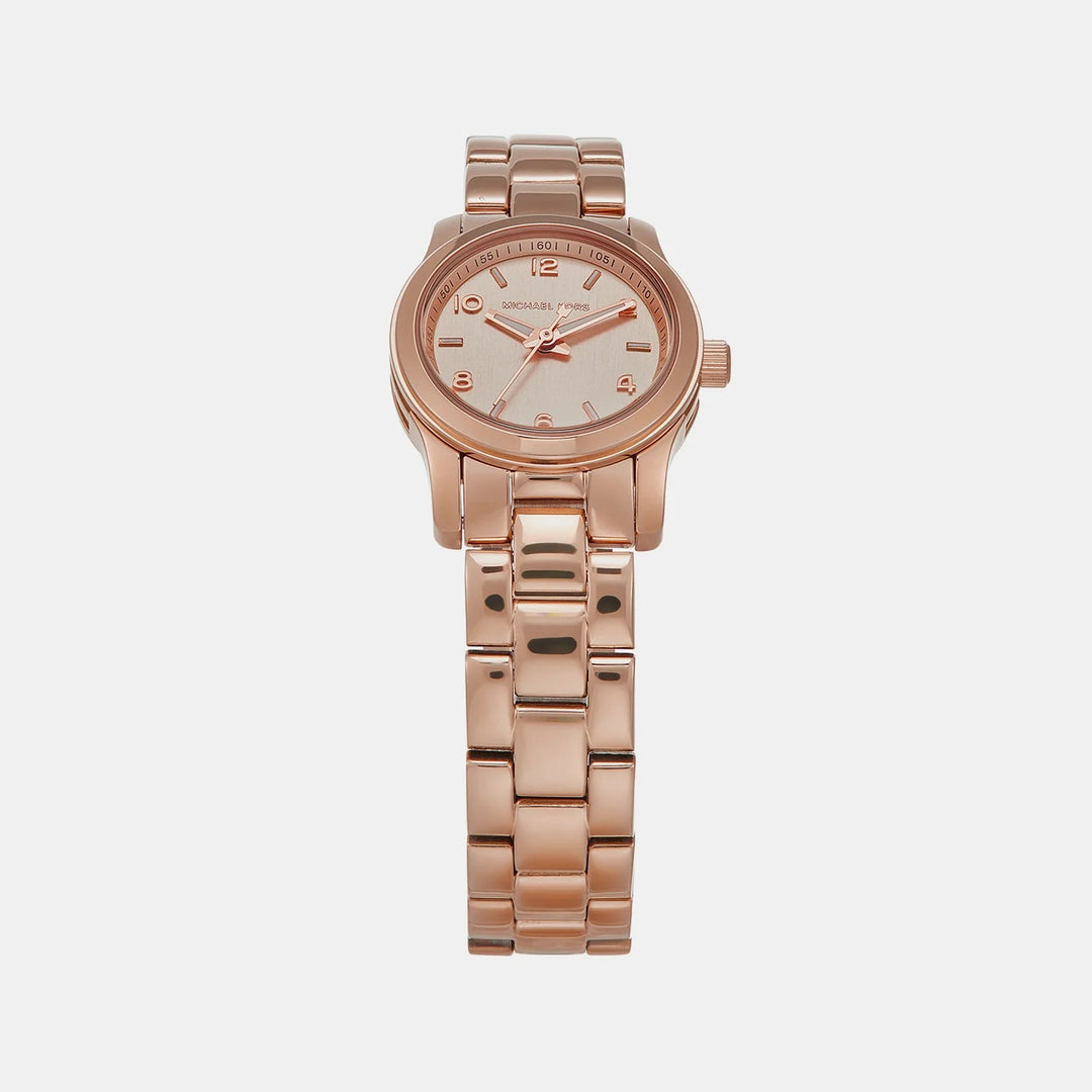 Michael Kors Everest MK7458 Gold-Tone Pavé Stainless Steel Women&