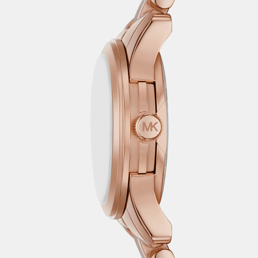 Michael Kors Everest MK7458 Gold-Tone Pavé Stainless Steel Women&