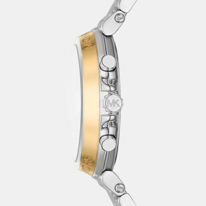 Michael Kors Runway MK7495 Silver-Tone Chronograph Women&