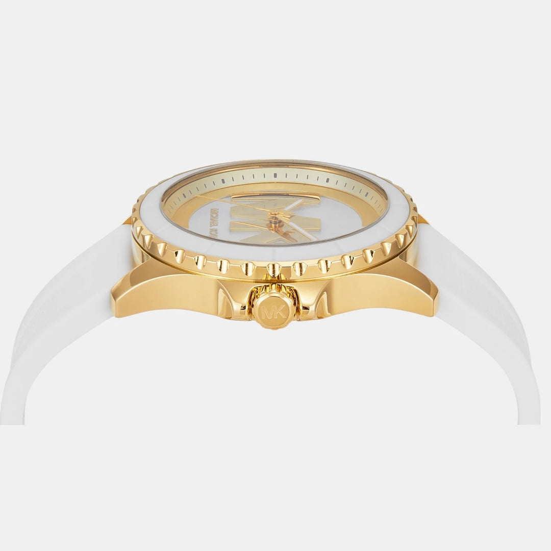 Michael Kors Runway MK7535 Silver-Tone Chain Link Women&