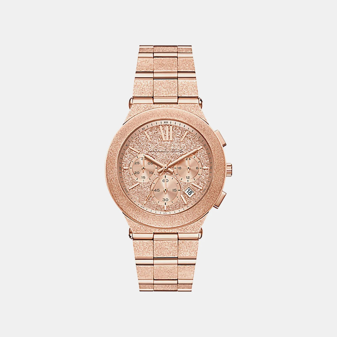 Michael Kors Billie MK7557 Pavé Gold-Tone Stainless Steel Women&