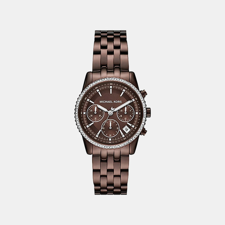 Michael Kors Lennox MK7559 Oversized Gold-Tone Men&