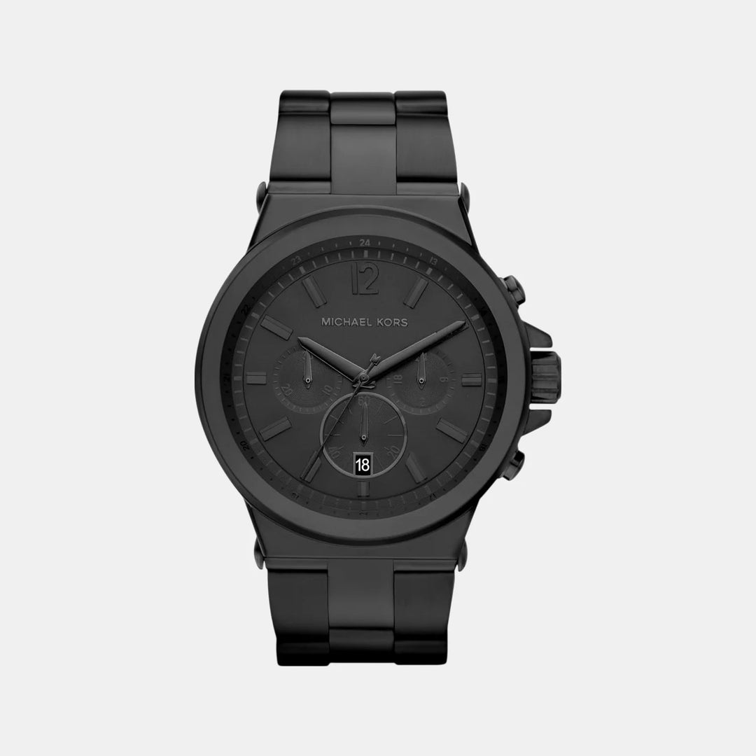 Michael Kors Dylan MK8279 Silver-Tone Blue Silicone Men&