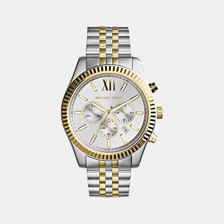 Michael Kors Lexington MK8344 Two-Tone Stainless Steel Chronograph Men&
