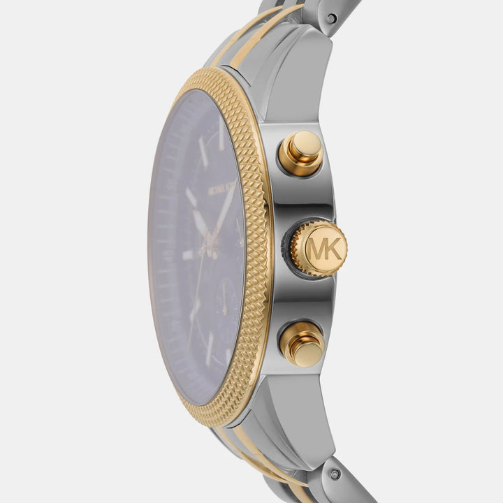 Michael Kors Hutton MK8954 Gold-Tone Stainless Steel Men&