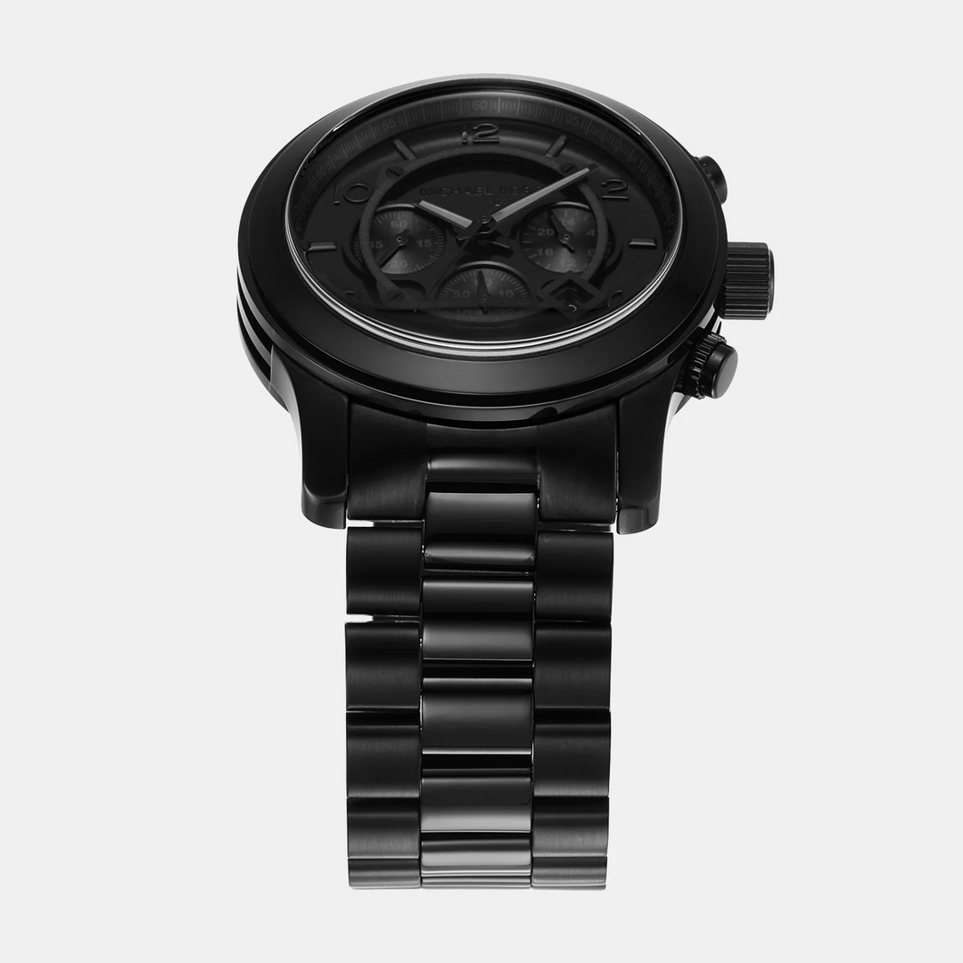 Michael Kors MK9073 Automatic Skeleton Dial Silver-Tone Men&