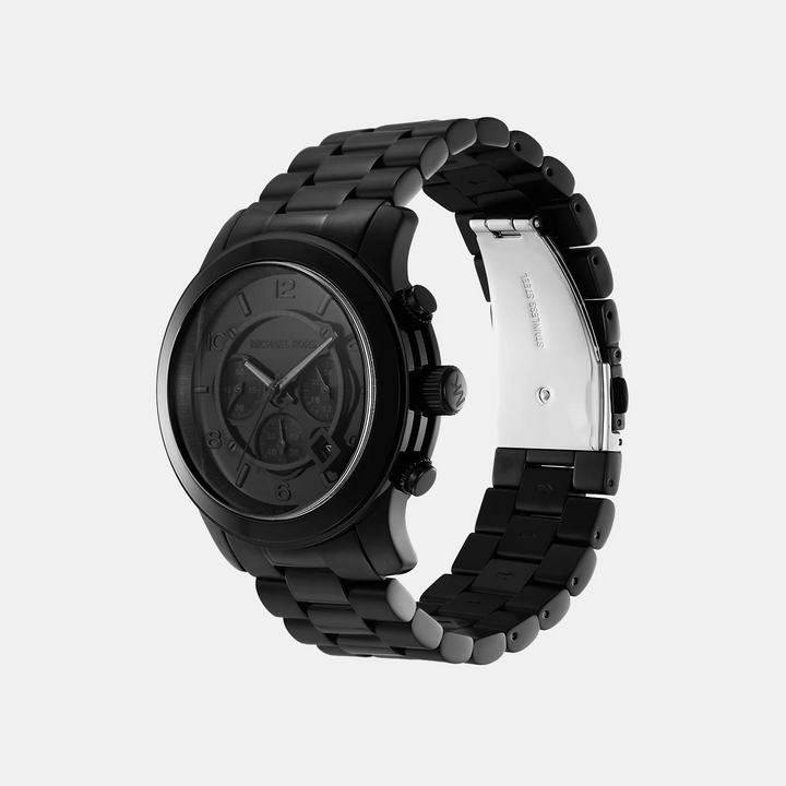 Michael Kors MK9073 Automatic Skeleton Dial Silver-Tone Men&