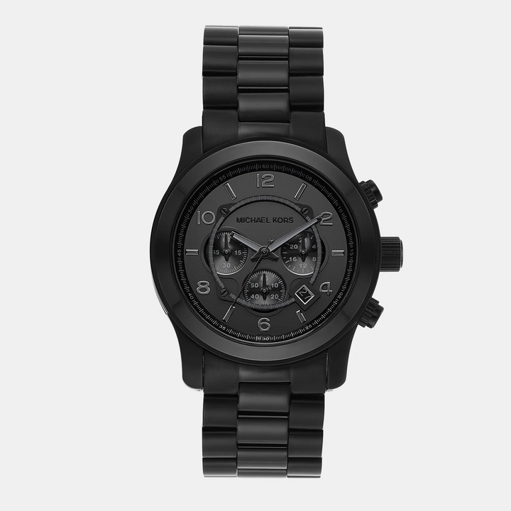 Michael Kors MK9073 Automatic Skeleton Dial Silver-Tone Men&
