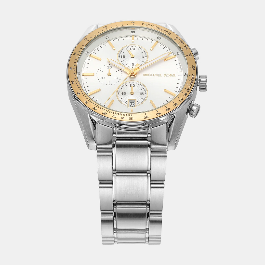 Michael Kors MK9112 Automatic Skeleton Dial Gold-Tone Men&