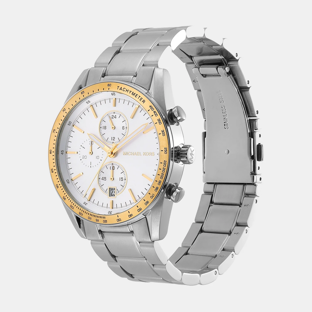 Michael Kors MK9112 Automatic Skeleton Dial Gold-Tone Men&
