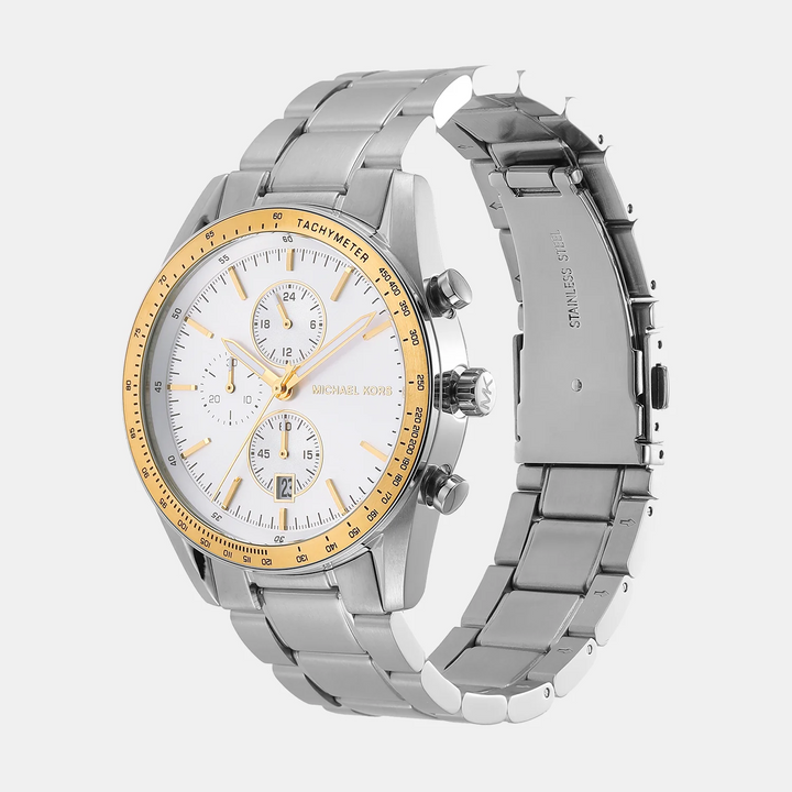 Michael Kors MK9112 Automatic Skeleton Dial Gold-Tone Men&