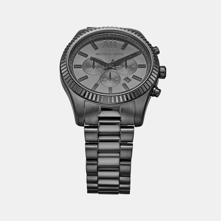 Michael Kors Lexington MK9154 Green Dial Silver-Tone Men&