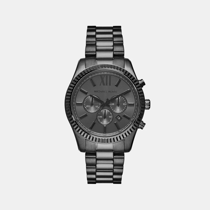 Michael Kors Lexington MK9154 Green Dial Silver-Tone Men&