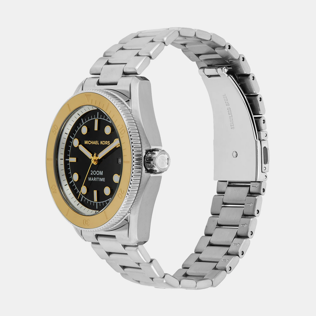 Michael Kors Maritime MK9161 Green Dial Brown Leather Men&