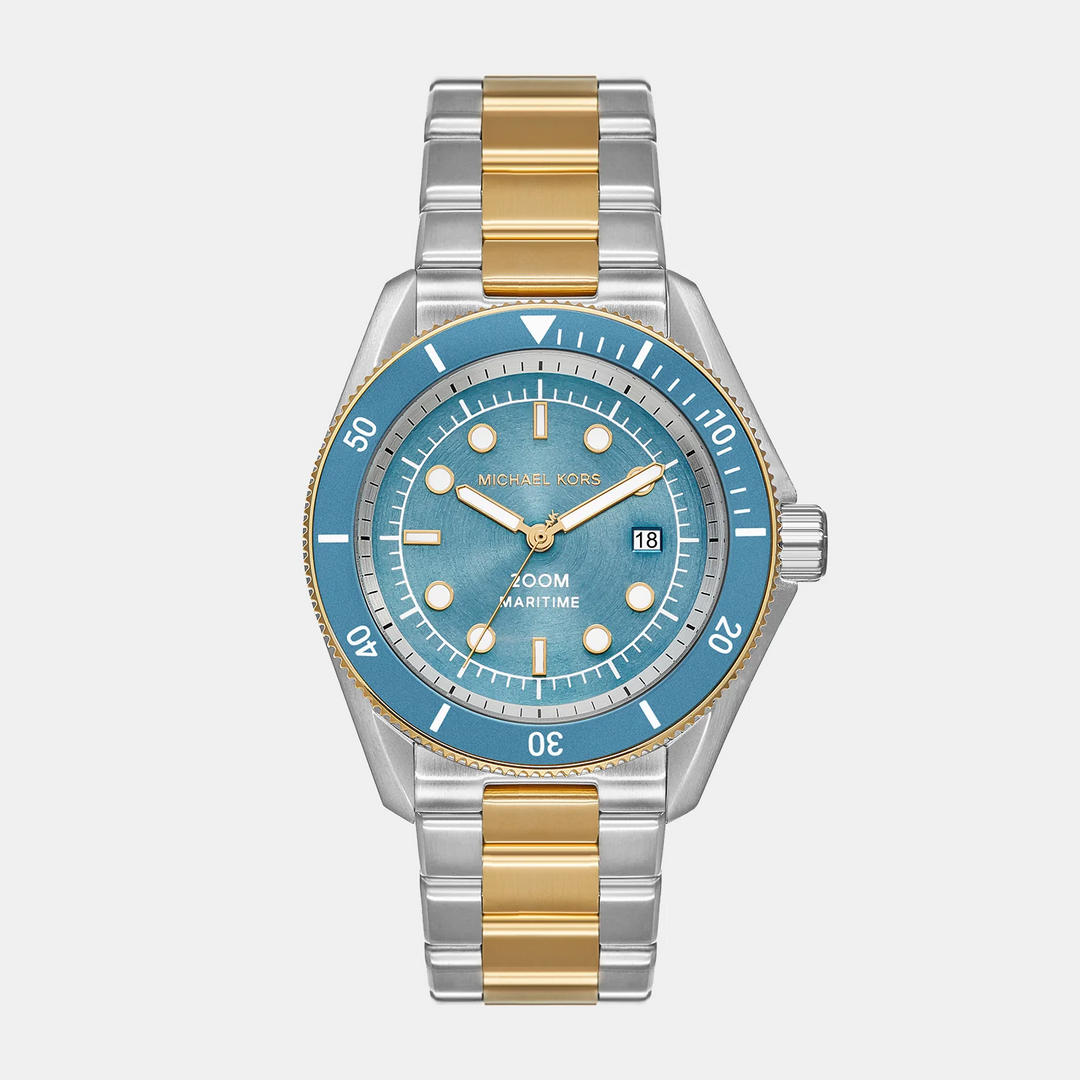 Michael Kors Lexington MK9169 Silver-Tone Stainless Steel Men&