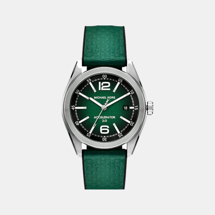 Michael Kors Lexington MK9173 Green Dial Gold-Tone Men&