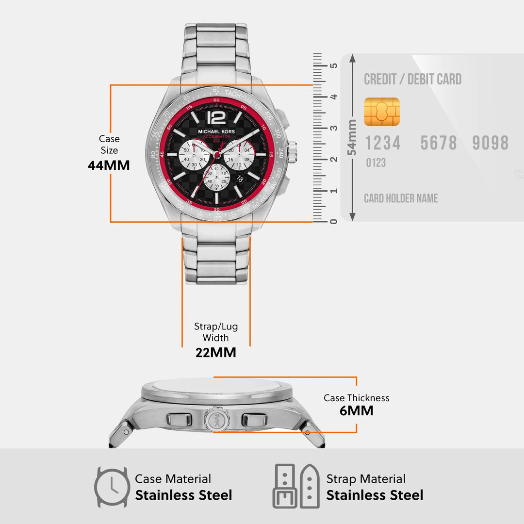 Michael Kors Lexington MK9176 Two-Tone Stainless Steel Men&