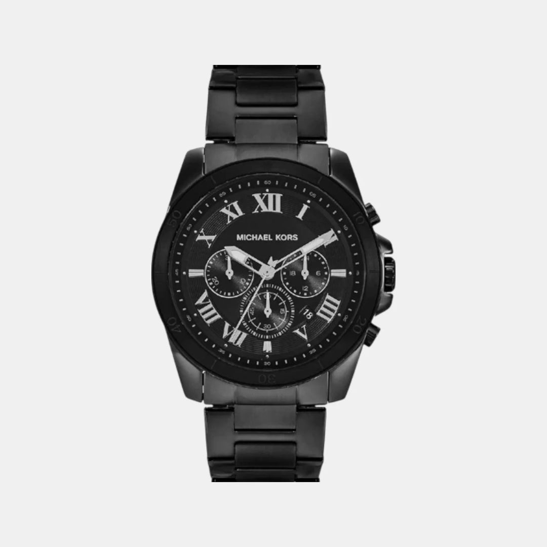 Michael Kors Lexington MK9185 Blue Dial Black Stainless Steel Men&