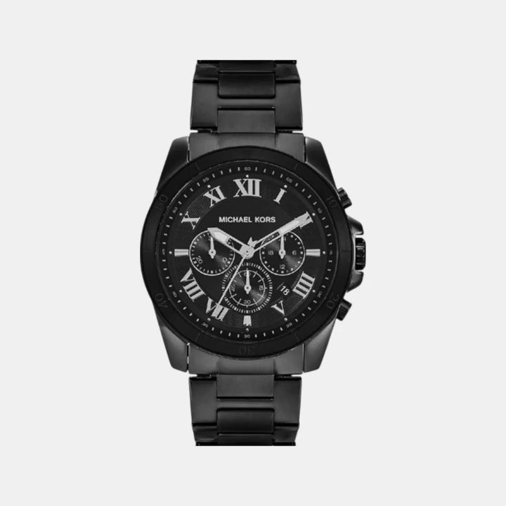 Michael Kors Lexington MK9185 Blue Dial Black Stainless Steel Men&