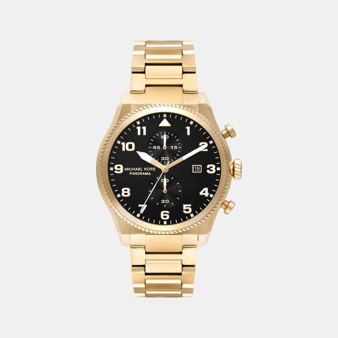 Michael Kors Lennox MK9195 Blue Dial Silver-Tone Men&