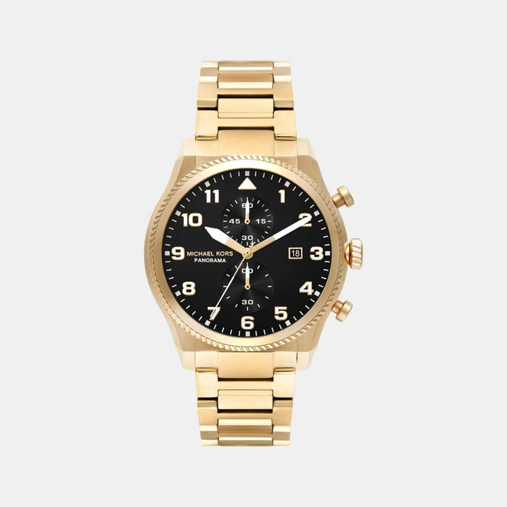 Michael Kors Lennox MK9195 Blue Dial Silver-Tone Men&