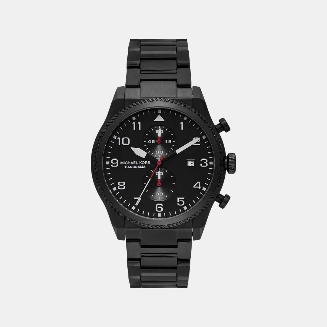 Michael Kors Lennox MK9198 Green Dial Silver-Tone Men&
