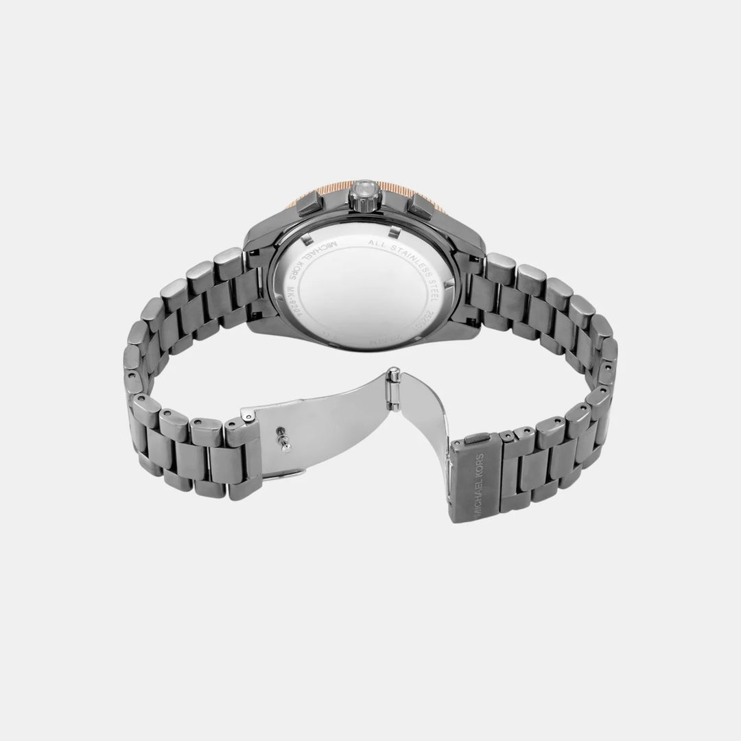 Michael Kors Maritime MK9204 Smoke Stainless Steel Men&