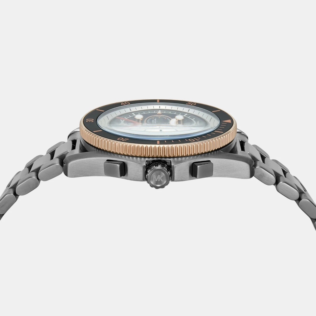 Michael Kors Maritime MK9204 Smoke Stainless Steel Men&