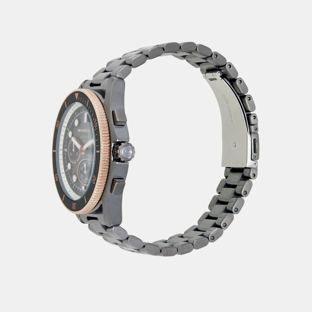 Michael Kors Maritime MK9204 Smoke Stainless Steel Men&