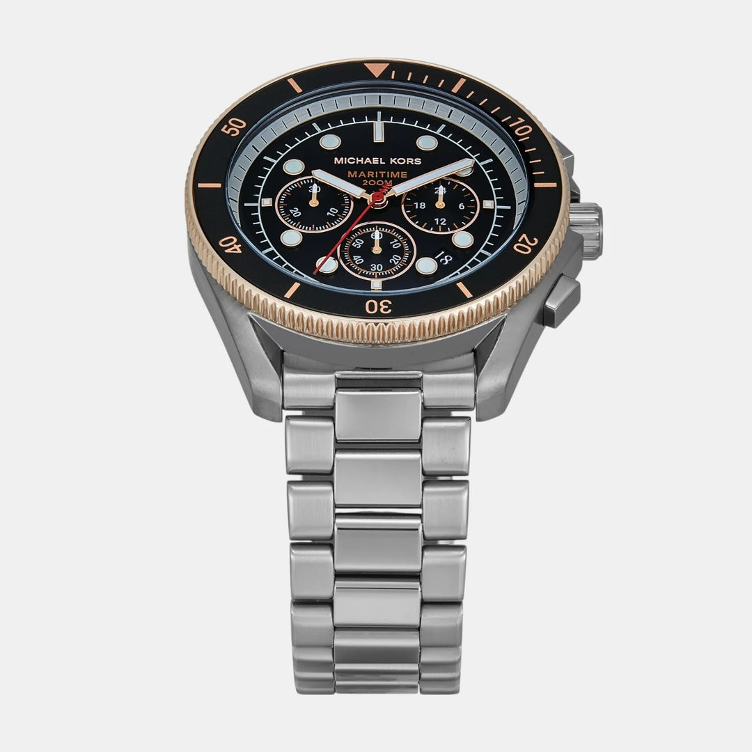 Michael Kors Maritime MK9204 Smoke Stainless Steel Men&