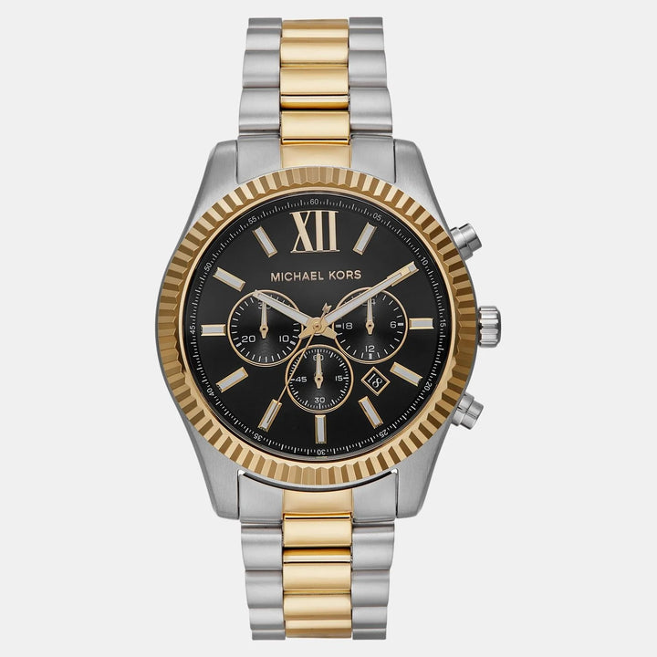 Michael Kors Lexington MK9207 Black Dial Gold-Tone Men&