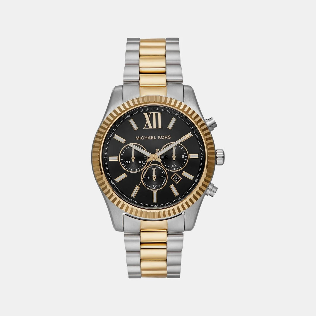 Michael Kors Lexington MK9207 Black Dial Gold-Tone Men&