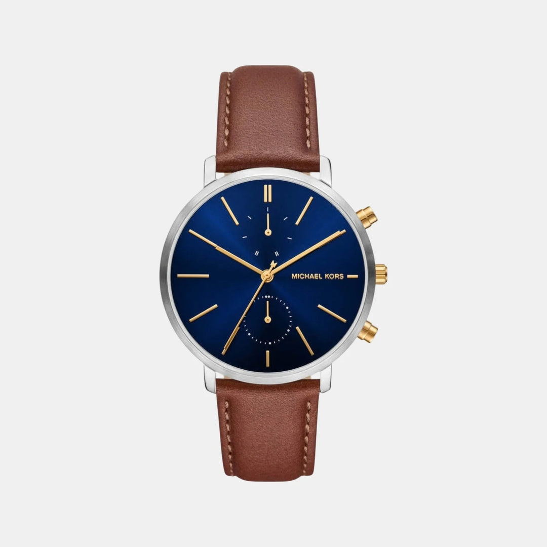 Michael Kors Blake MK9209 Brown Leather Strap Men&