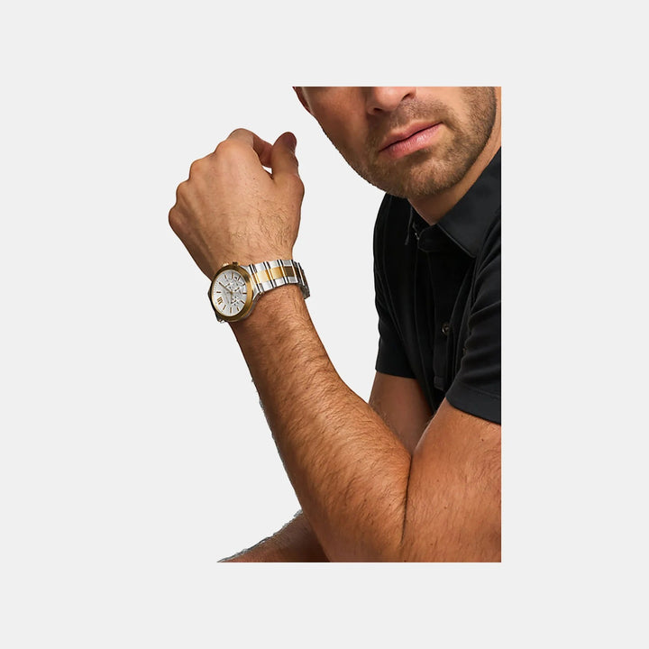 Michael Kors BILLIE MK9221 White Dial Silver-Tone Men&