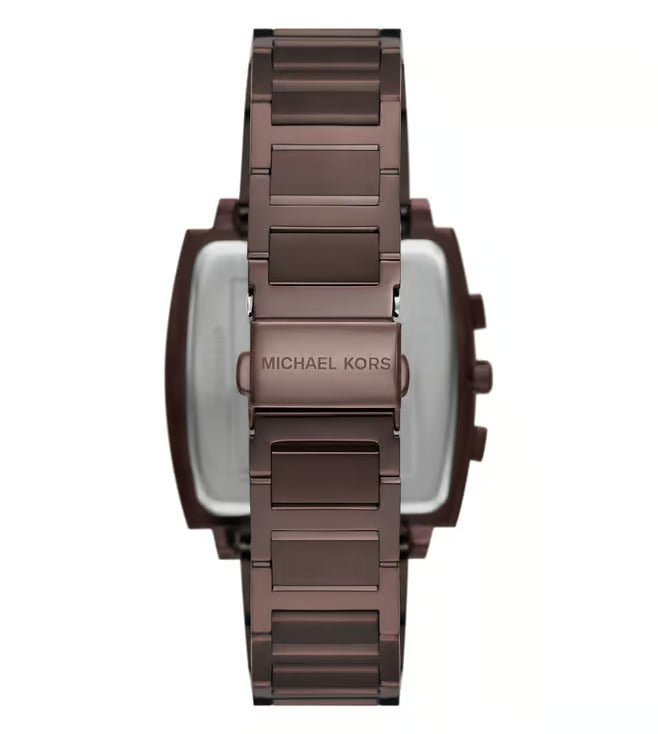 Michael Kors Rhys Quartz Brown Dial Analog Stainless Steel Steel Men&