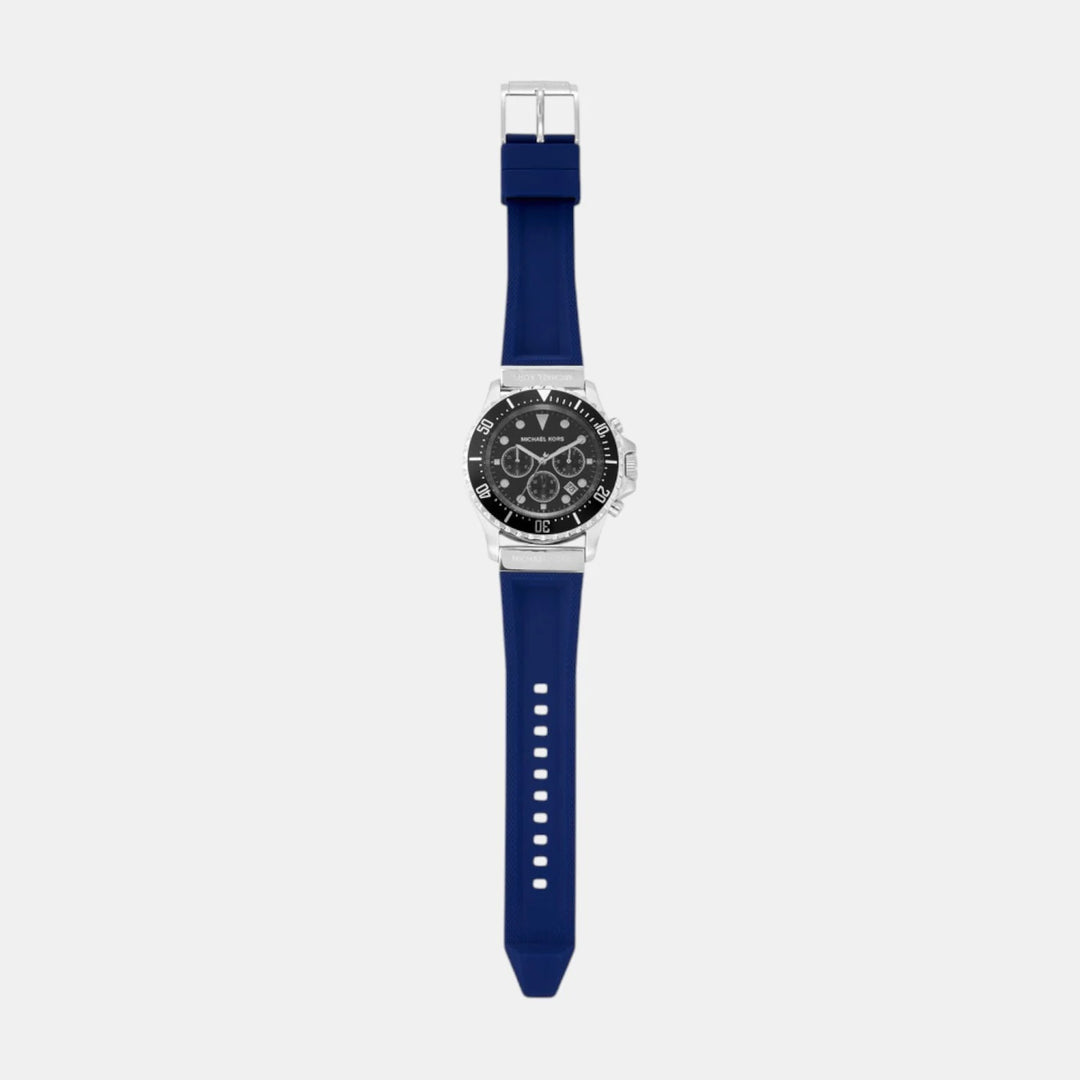 Michael Kors Everest Men Quartz Black Dial Chronograph Silicone MKO1160