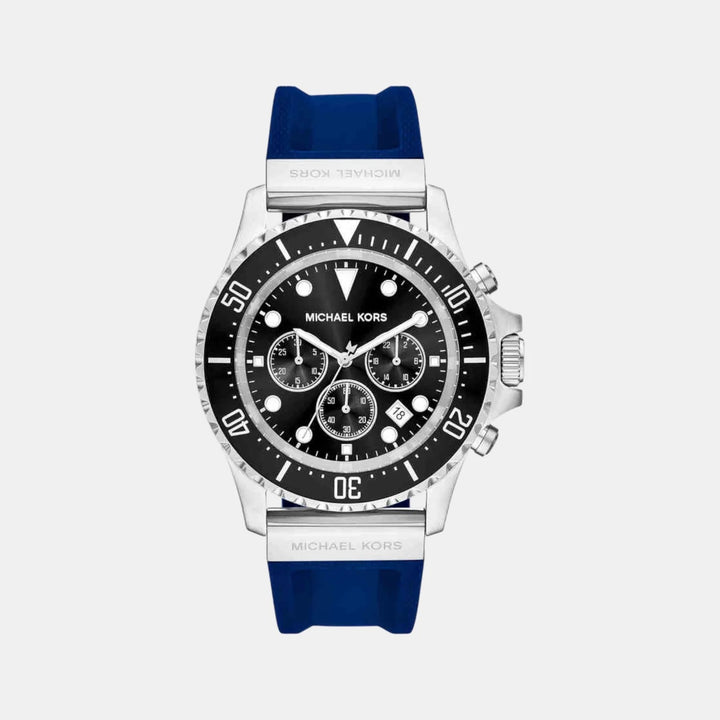 Michael Kors Everest Men Quartz Black Dial Chronograph Silicone MKO1160