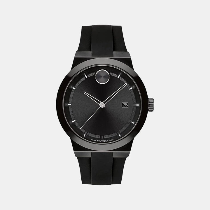 Movado Bold Fusion 3600849 Men’s Black Dial Stainless Steel Bracelet Quartz Chronograph Watch - 3600849