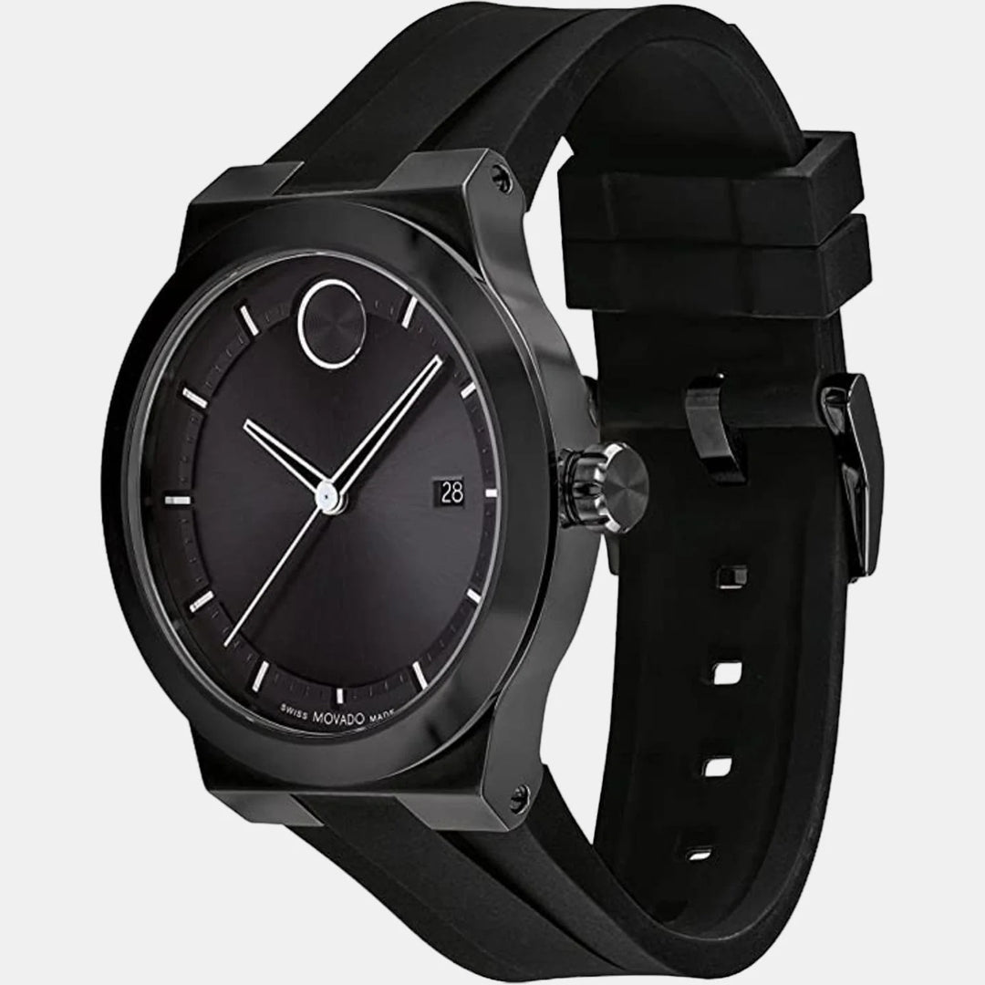 Movado Bold Fusion 3600849 Men’s Black Dial Stainless Steel Bracelet Quartz Chronograph Watch - 3600849