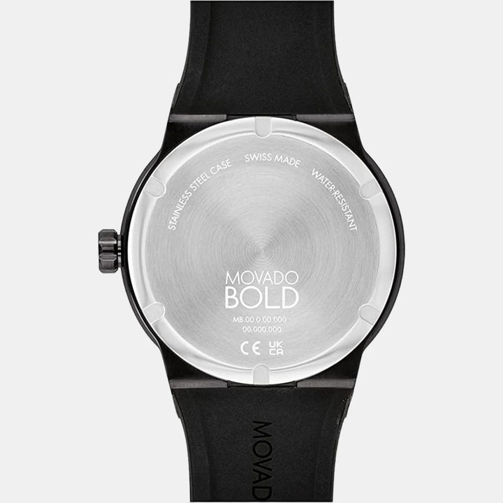Movado Bold Fusion 3600849 Men’s Black Dial Stainless Steel Bracelet Quartz Chronograph Watch - 3600849