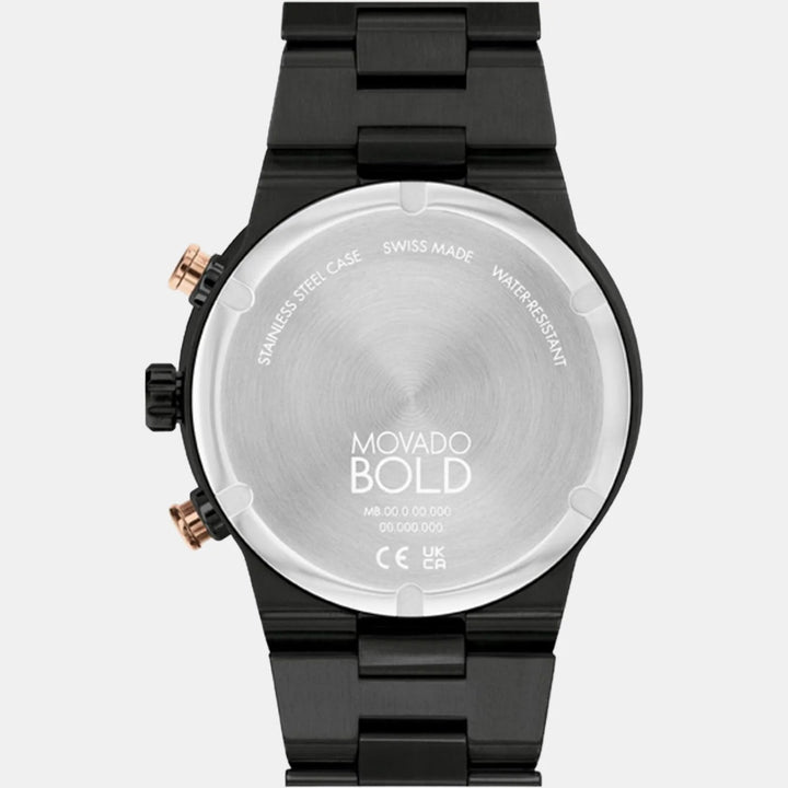 Movado Bold Fusion 3600897 Men’s Bronze Dial Stainless Steel Bracelet Quartz Chronograph Watch - 3600897