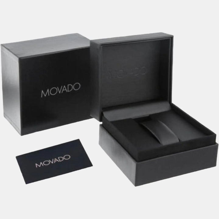 Movado Museum 607629 Classic Women 32 mm White Mother of Pearl Dial Two Tone Stainless Steel Bracelet Swiss Quartz Watch
