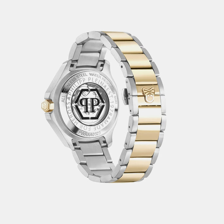 Philipp Plein High-Iconic Men 42mm Automatic Silver Dial Silver Stainless Steel Strap Watch PWRAA0323