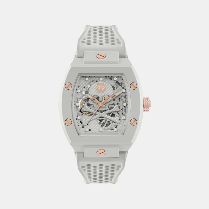 Philipp Plein Nobile Lady Women 38mm Quartz Silver Dial Silver Stainless Steel Strap Chronograph Watch PWSBA0123