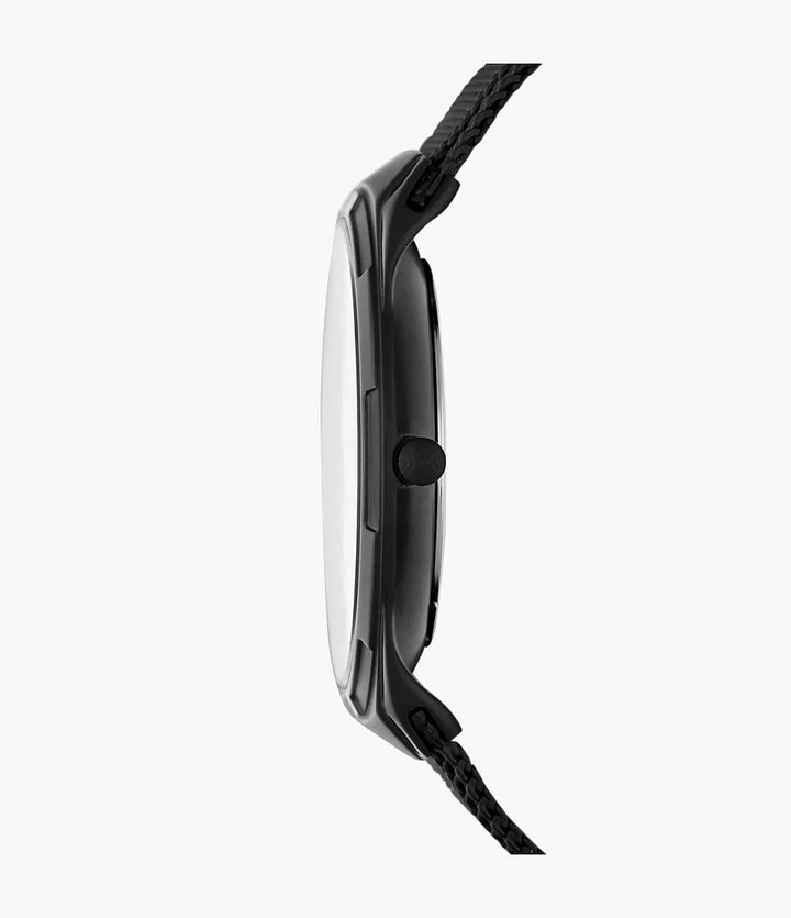 Skagen Melbye SKW6006 Titanium and Midnight Steel Mesh Day-Date Men&