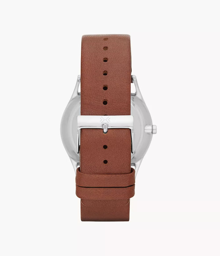 Skagen Holst SKW6086 Brown Leather Strap Men&