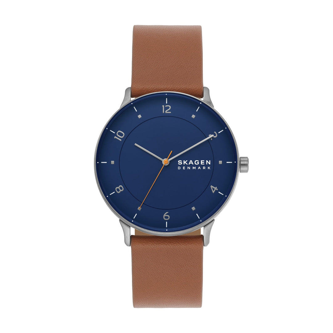Skagen Grenen SKW6885 Riis Three-Hand Medium Brown Leather Men&