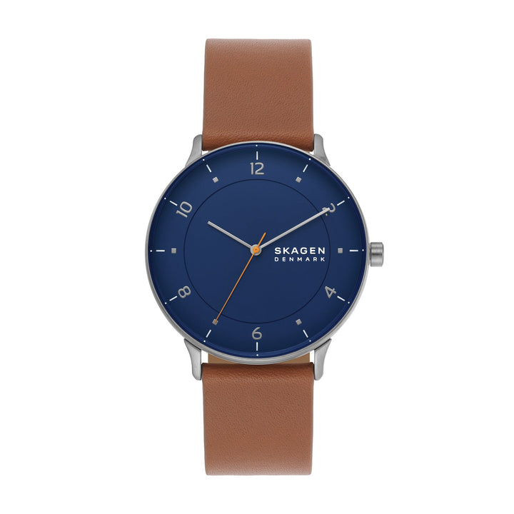 Skagen Grenen SKW6885 Riis Three-Hand Medium Brown Leather Men&