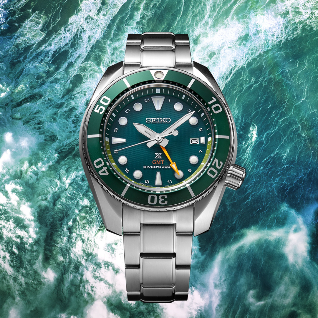 SEIKO PROSPEX SEASCAPE SUMO SOLAR GMT DIVER&