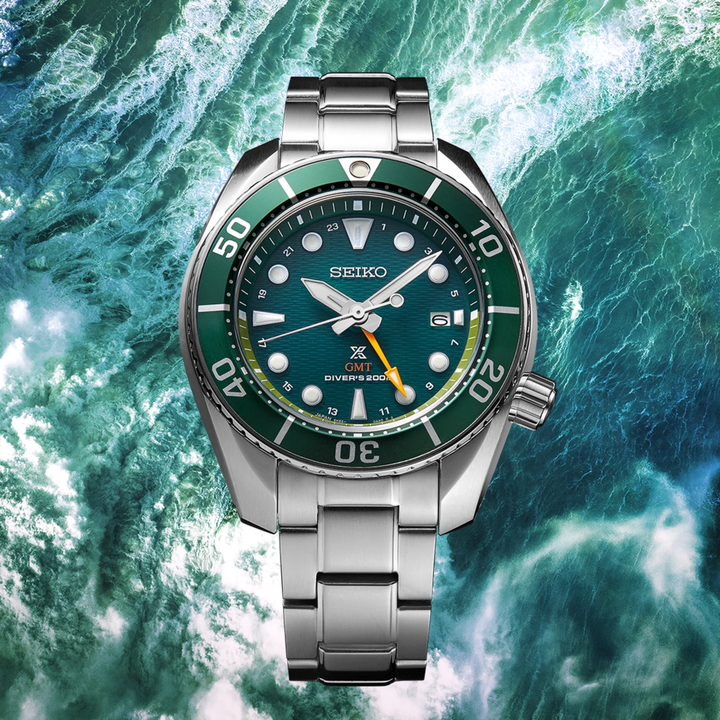 SEIKO PROSPEX SEASCAPE SUMO SOLAR GMT DIVER&